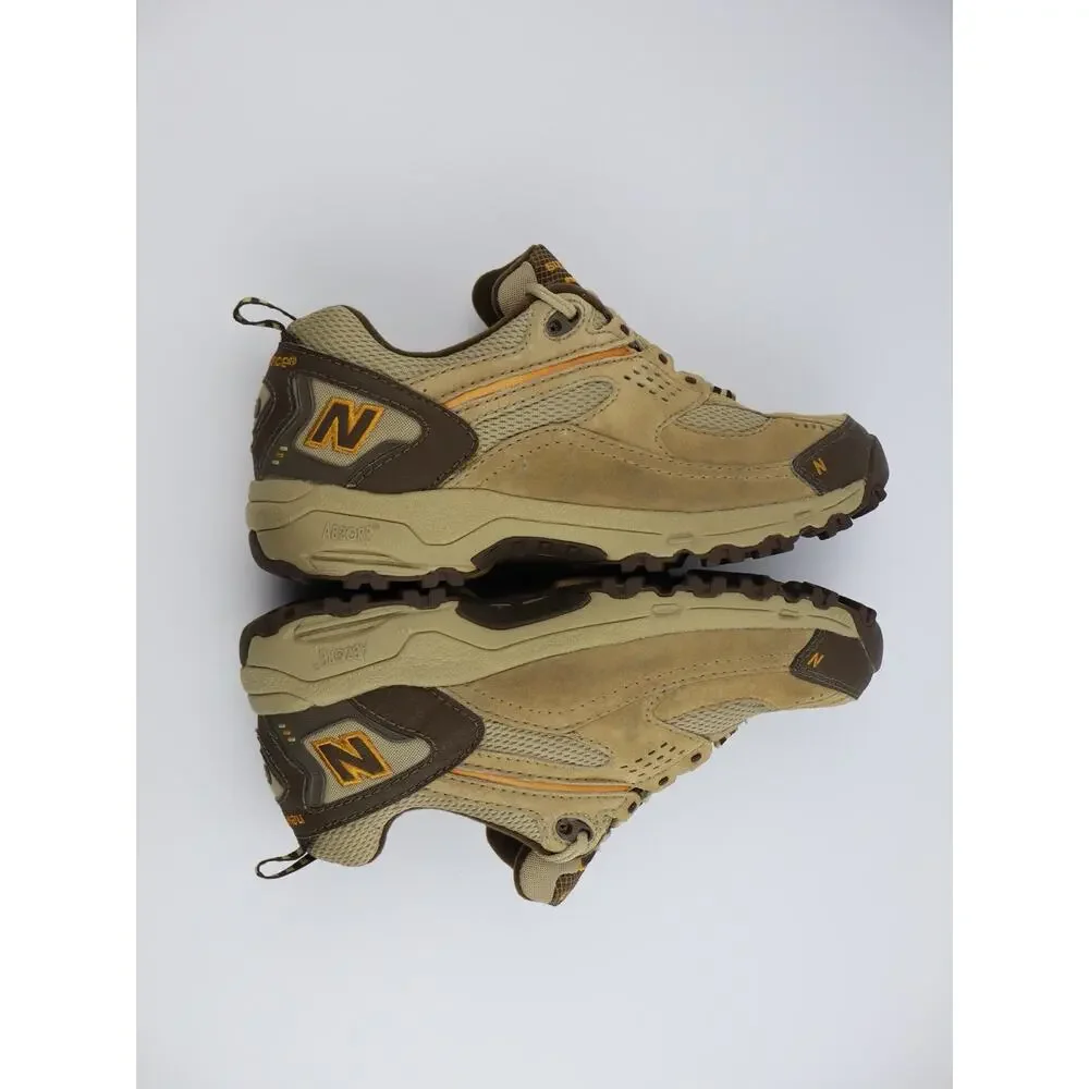 New Balance 643 Trail Walking Hike Shoes MW643BR Brown Tan Suede Women's 9